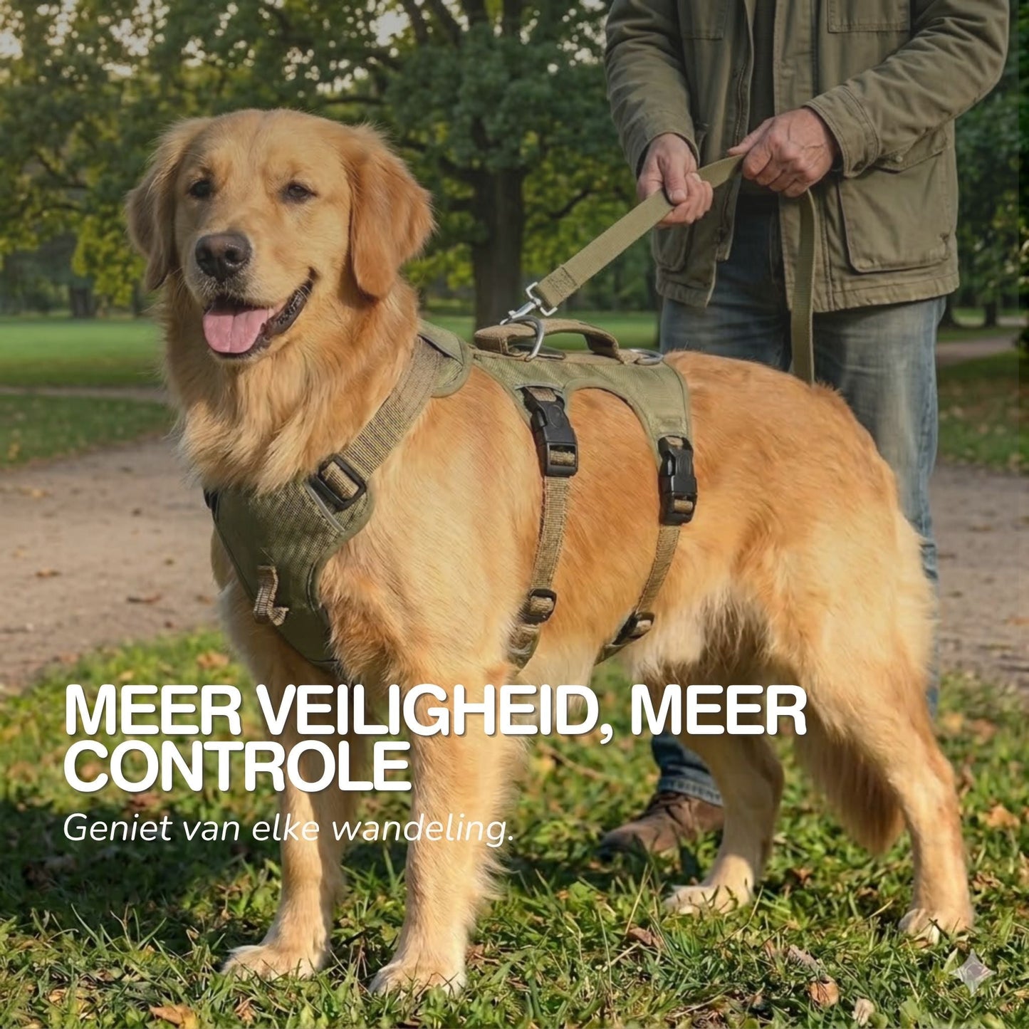 harnesspro - escapeproof verstelbaar hondentuig - mivero