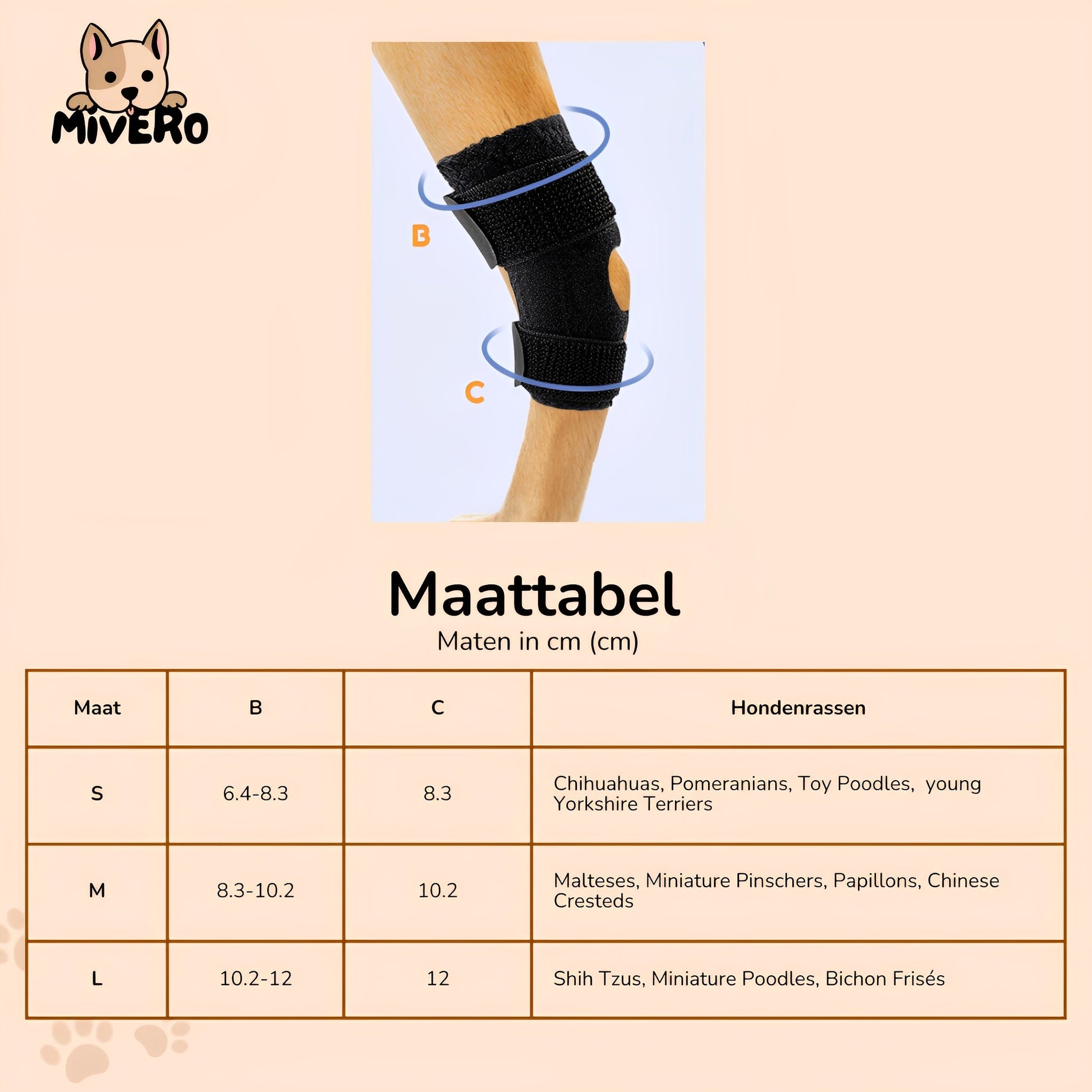 Healpaw - Ademende Achterpoot Brace - Mivero