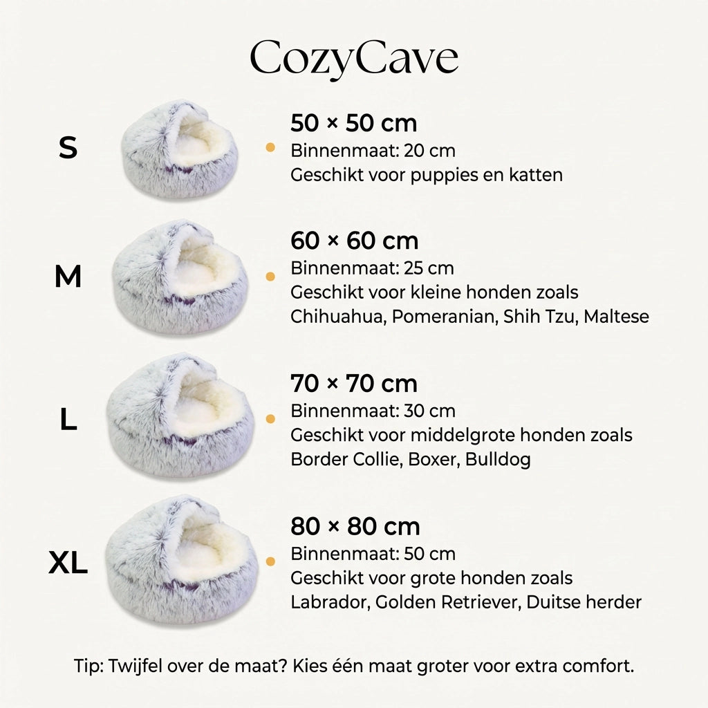 cozycave - knusse huisdierenmand