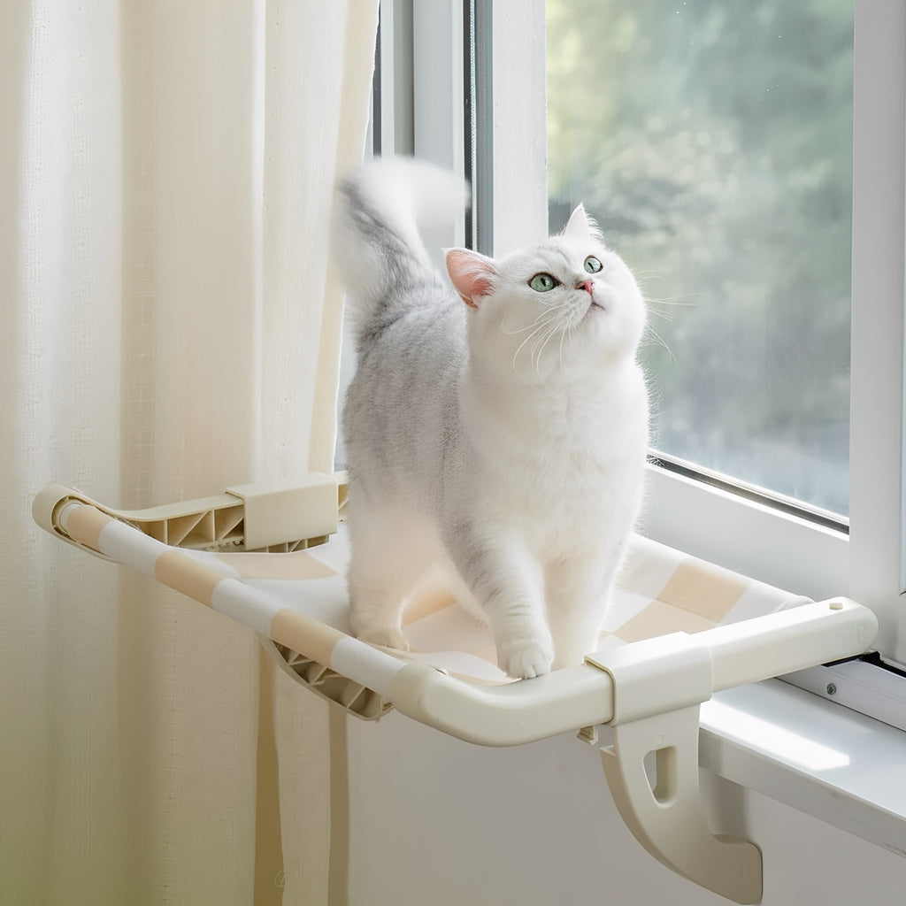 HookNook - Katten Vensterbankzitje Zonder Boren - Mivero