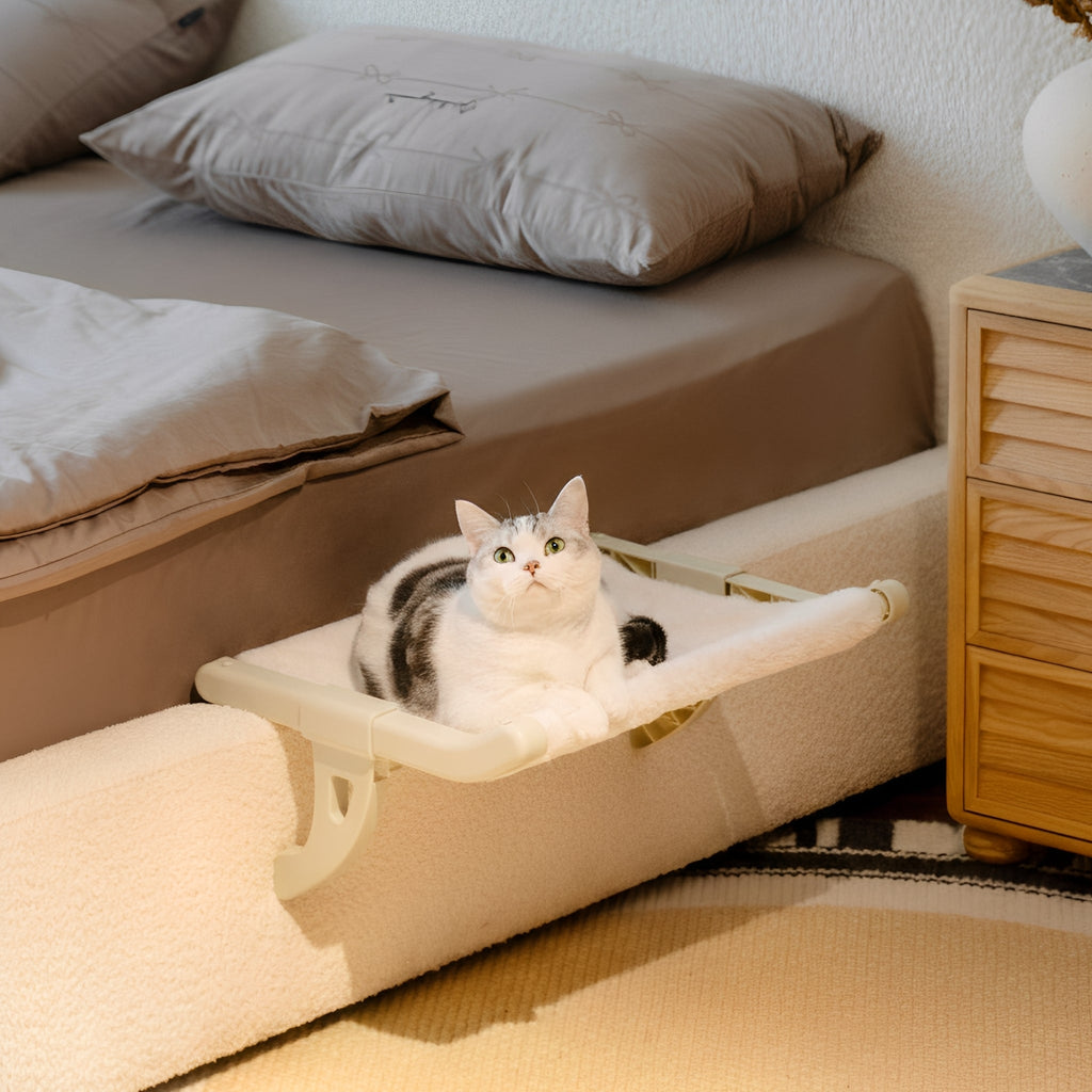 HookNook - Katten Vensterbankzitje Zonder Boren - Mivero