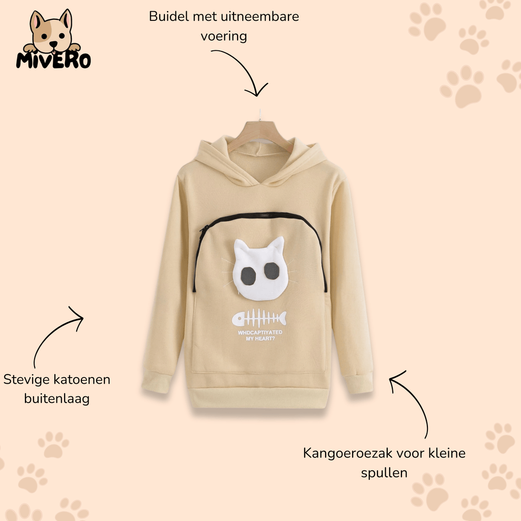 Hugglet - Katoenen Buidel Huisdiertrui - Mivero