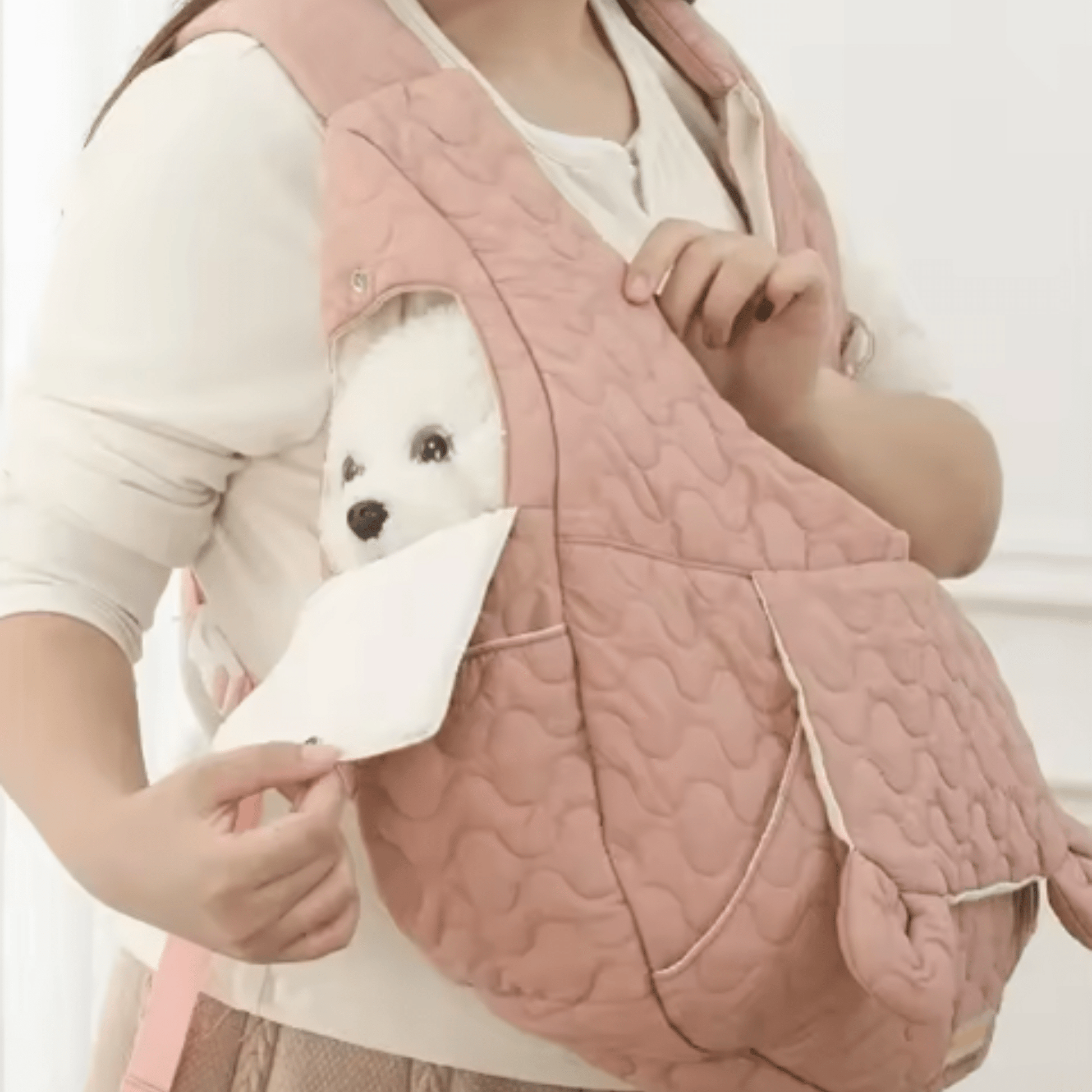 Huglee - Gewatteerde Fleece Hondendraagtas - Mivero