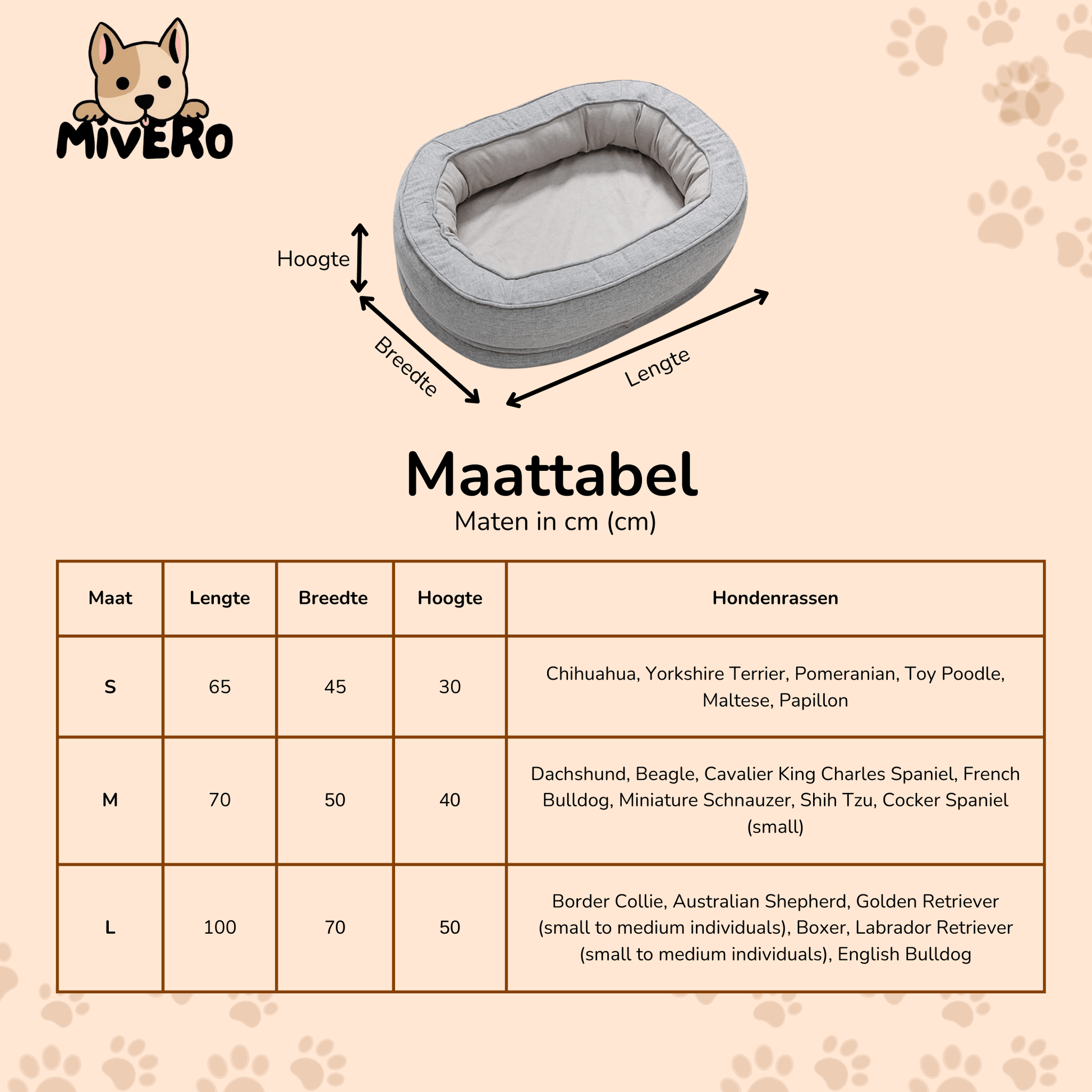 HushBed - Hondenbed Donut Orthopedisch Wasbaar - Mivero