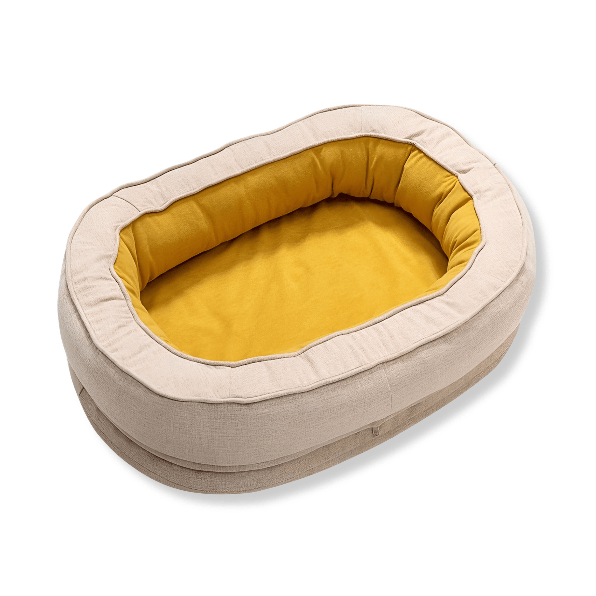 HushBed - Hondenbed Donut Orthopedisch Wasbaar - Mivero