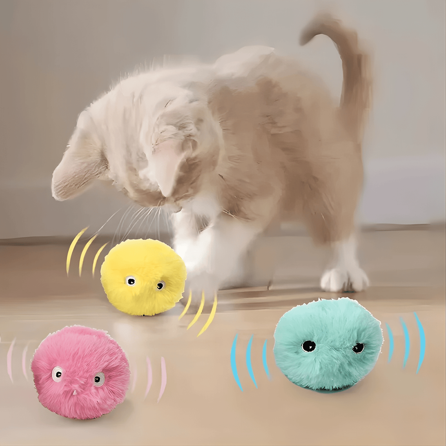 hushchirp - speelbal met geluid touch activatie - mivero