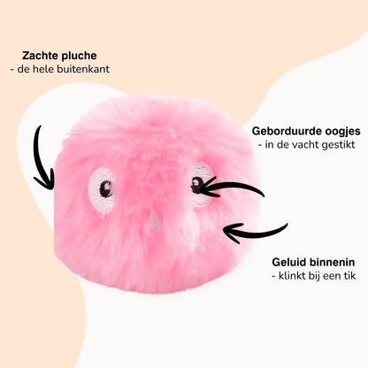 HushChirp - Kattenspeelgoed Bal met Geluid bij Aanraking - Mivero