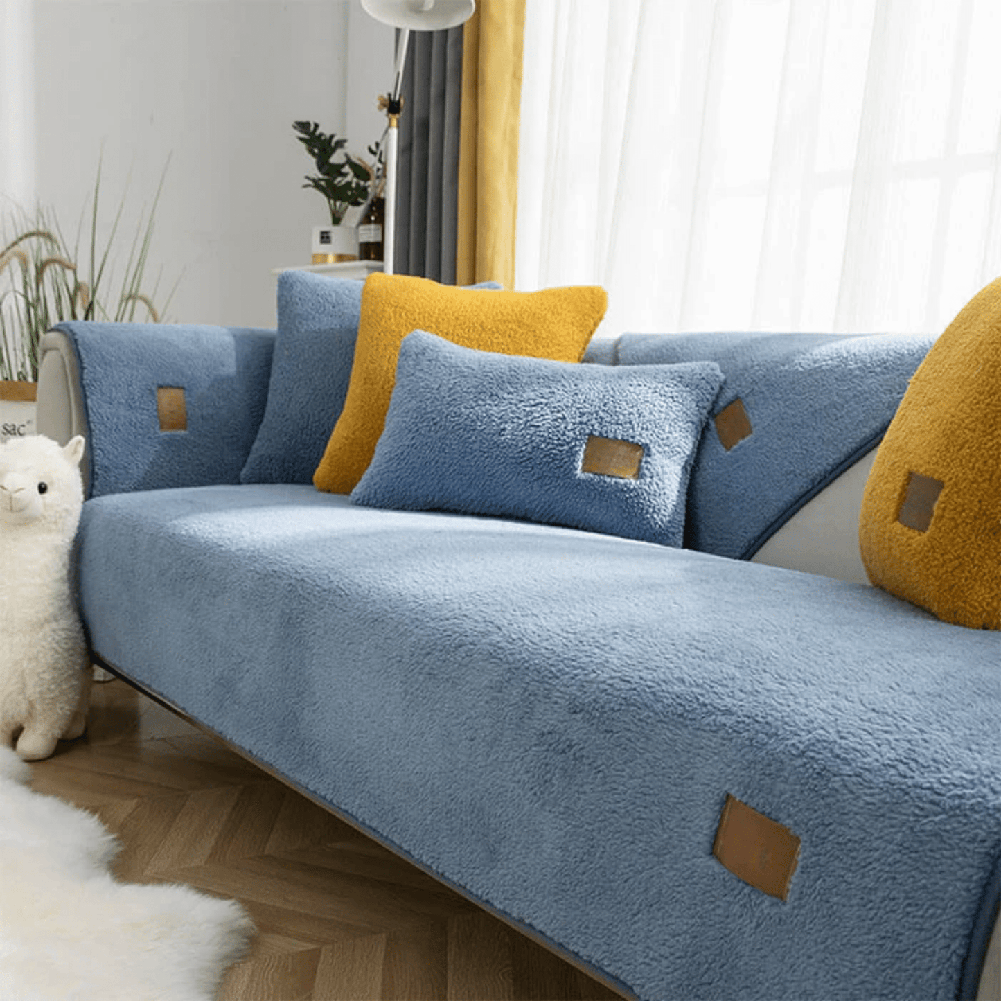 hushcover - bankhoes honden waterdicht sherpa fleece - mivero