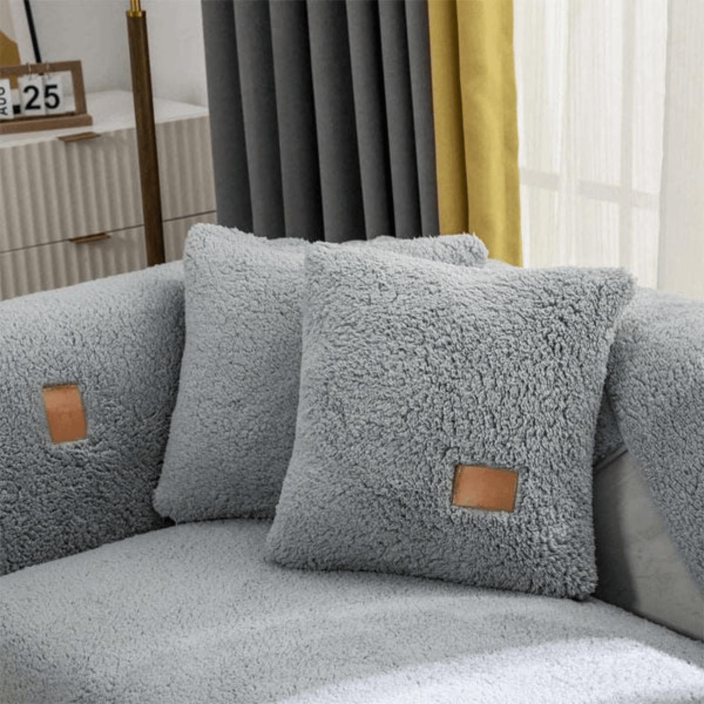 hushcover - bankhoes honden waterdicht sherpa fleece - mivero