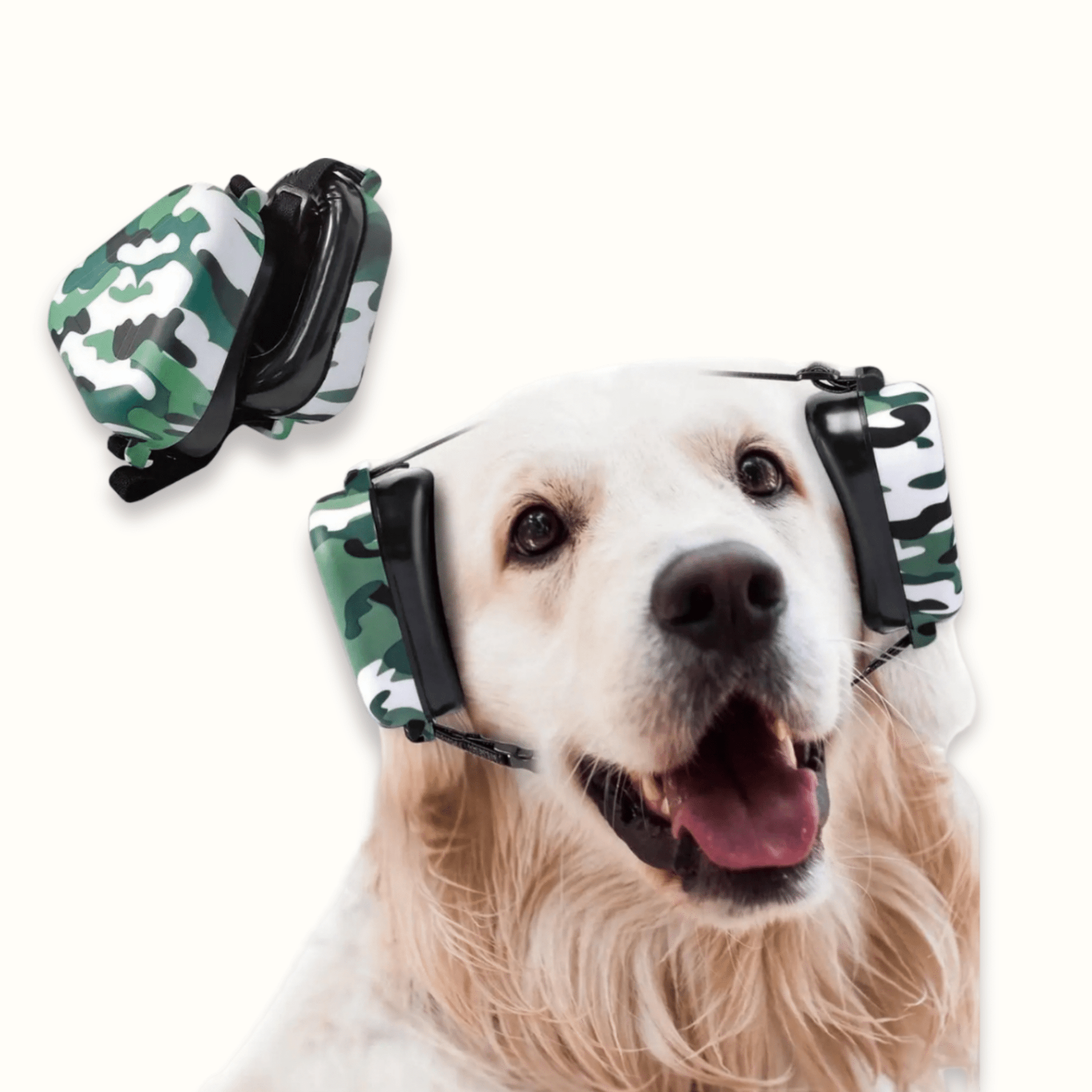 HushHound - Ergonomische Geluidsdempende Hondenhoofdband - Mivero