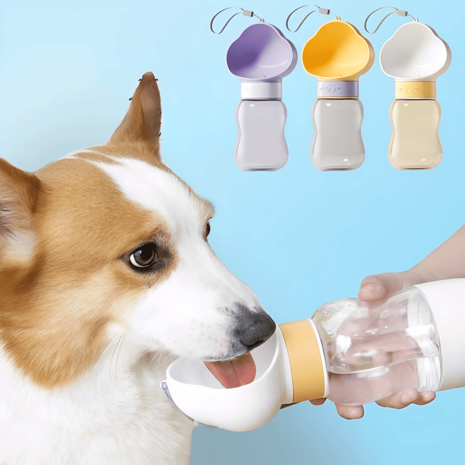 HydroGo - Lekvrije Drinkfles Hond - Mivero