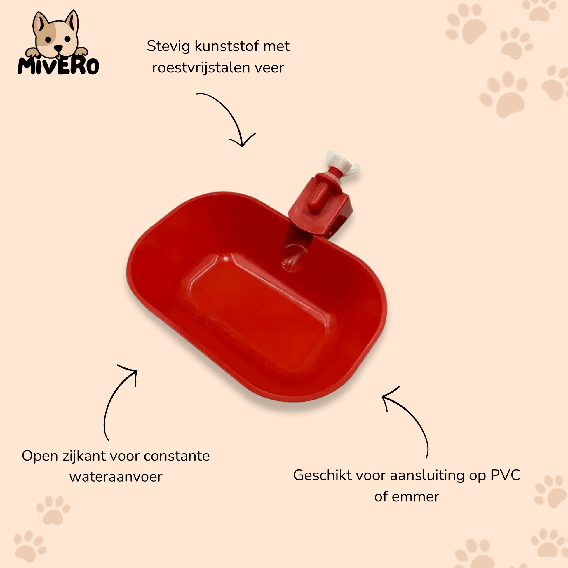 Hydropal - Automatische Meervoudige Drinkbekers - Mivero