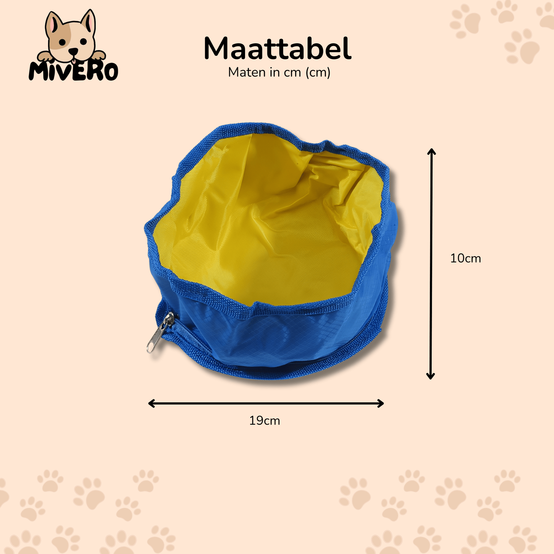 HydroPup - Opvouwbare Lekvrije Hondenbak - Mivero