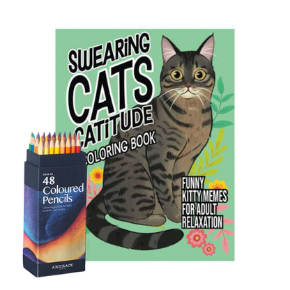 Cattitude - Hilarische Katten Kleurboek