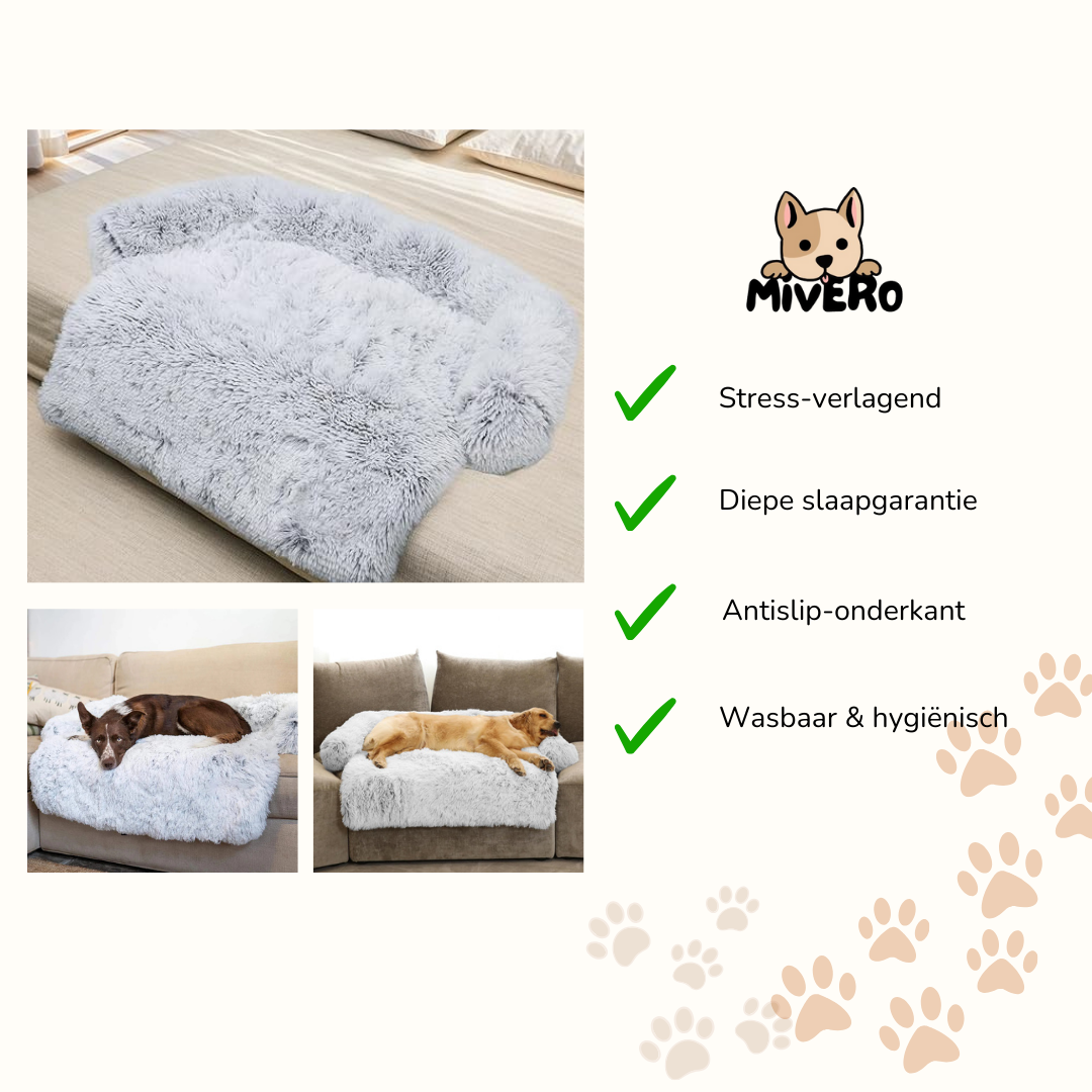 SnuggleNest -  Pluche Anti-Slip Hondenbed