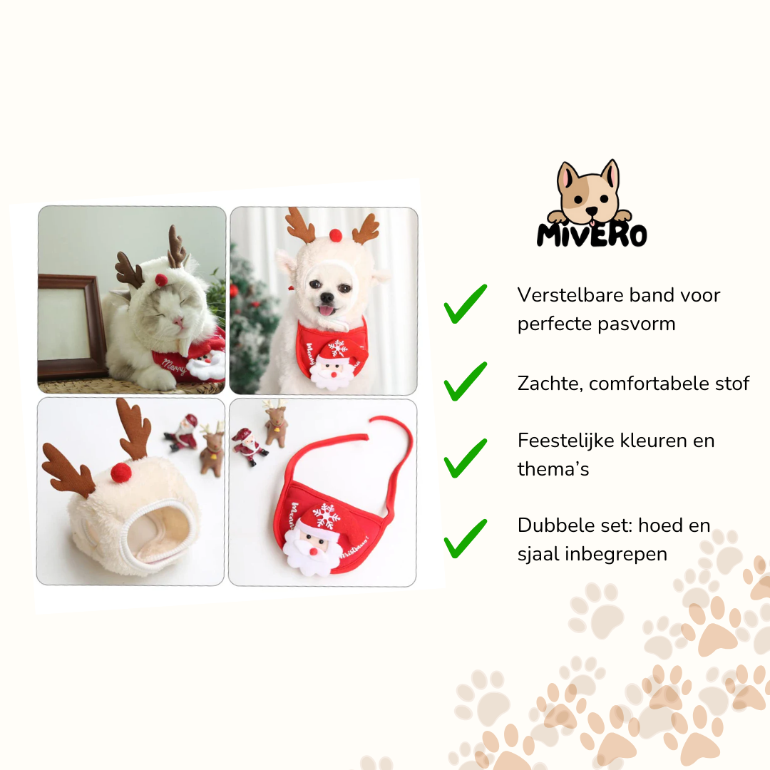FestiPaws -  Verstelbare Feestelijke Huisdierenoutfit