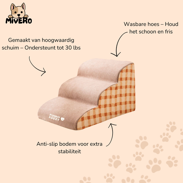 PawsUp - Zachte Antislip Huisdiertrap