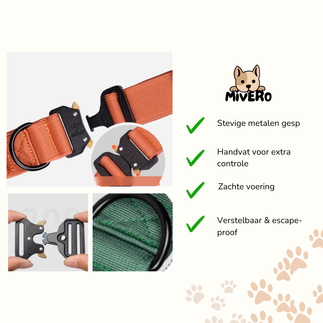 TuffLock - Tactische Anti-ontsnapping Hondenhalsband