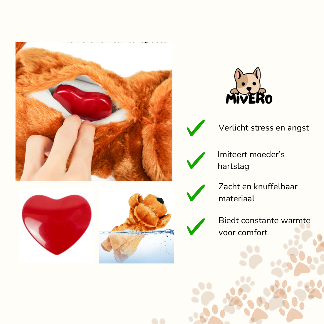 HeartMate - Kalmerende Hartslag Knuffelhond