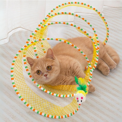 PlayCoil - Interactieve Spiraal Kattentunnel