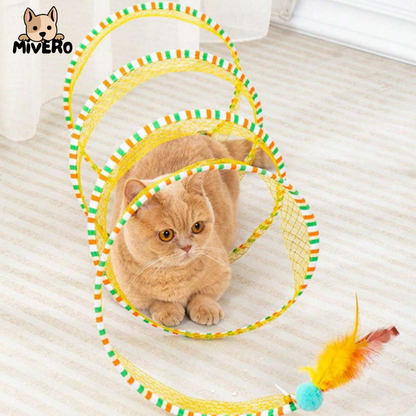 PlayCoil - Interactieve Spiraal Kattentunnel