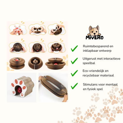 PurrPlex -  Opvouwbaar Modulair Kattenspeelgoed