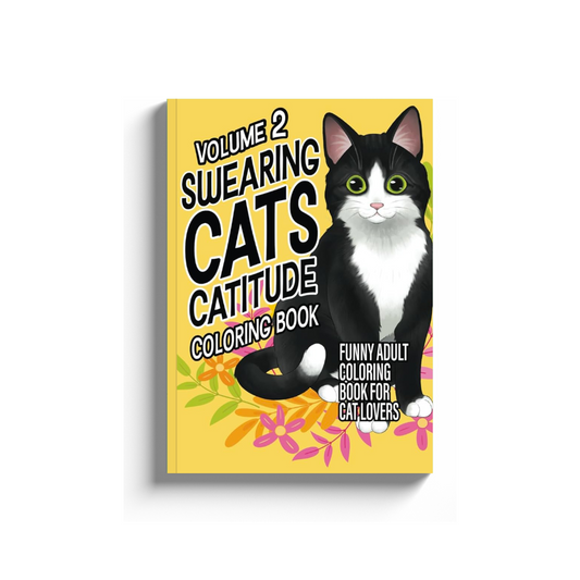 Cattitude Deel 2 – Het Hilarische Kattenkleurboek