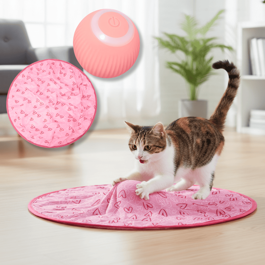 JachtMat - Katten Speelmat met Automatische Bal - Mivero