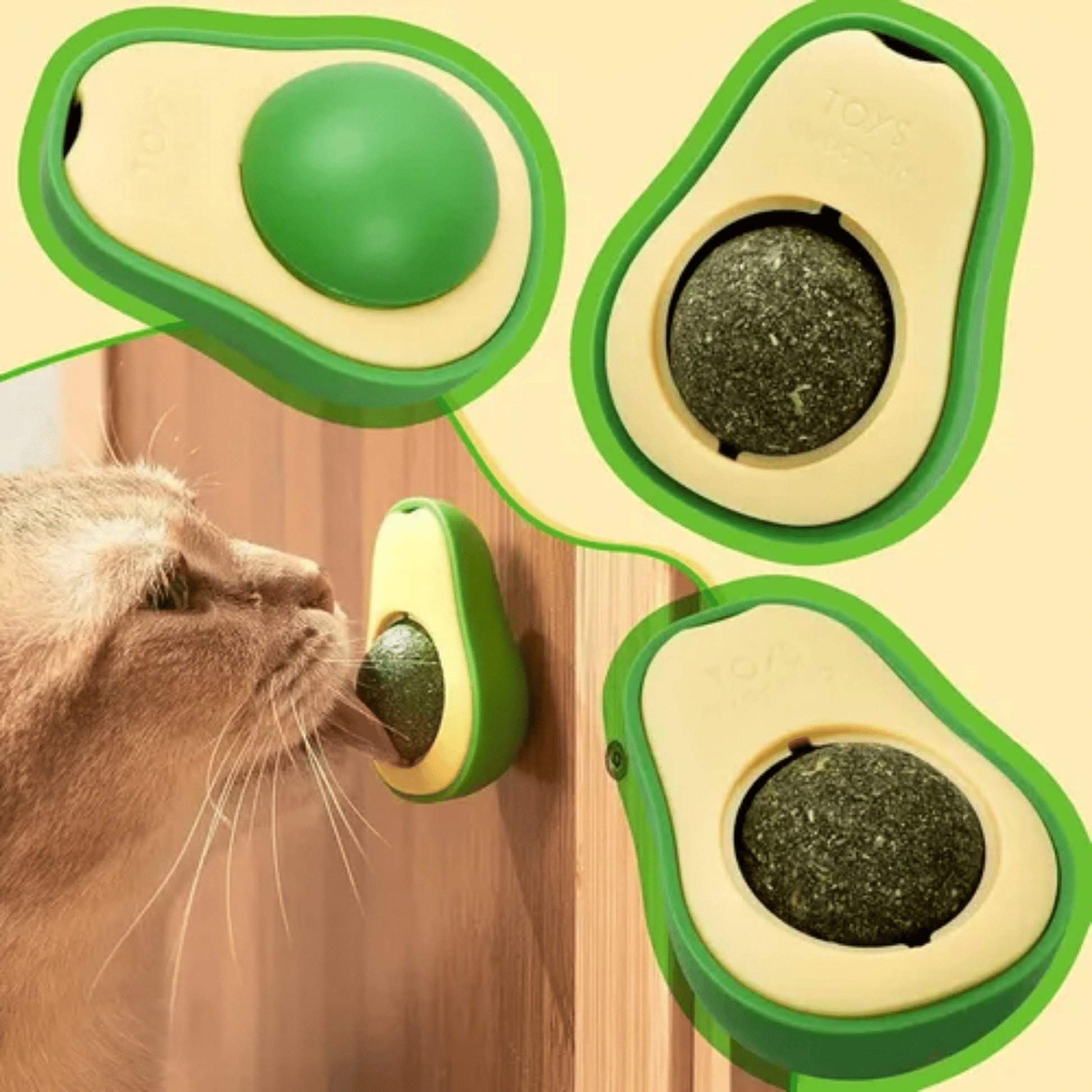 Kittycado - Natuurlijke Kalmerende Kauwspeeltje - Mivero