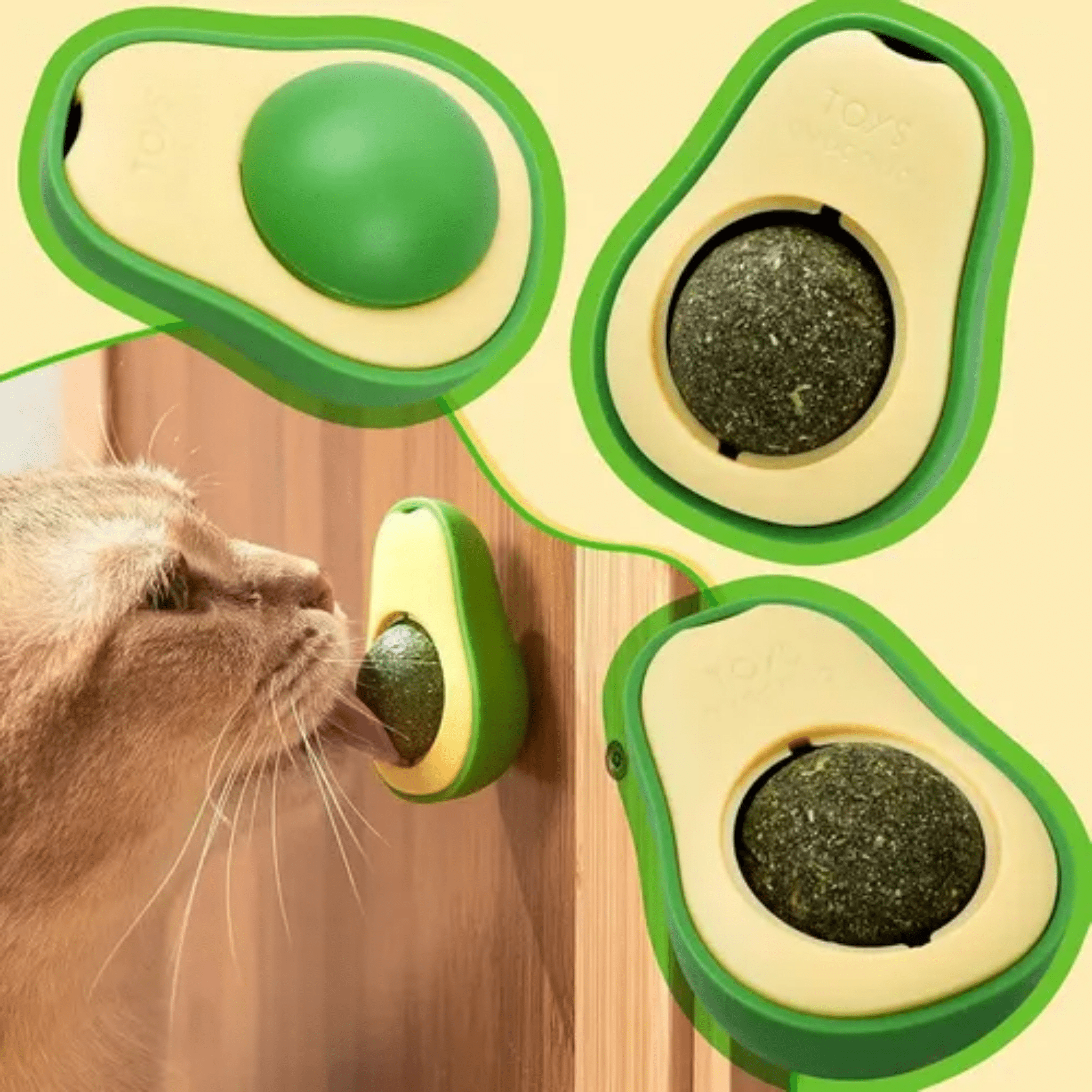 Kittycado - Natuurlijke Kalmerende Kauwspeeltje - Mivero