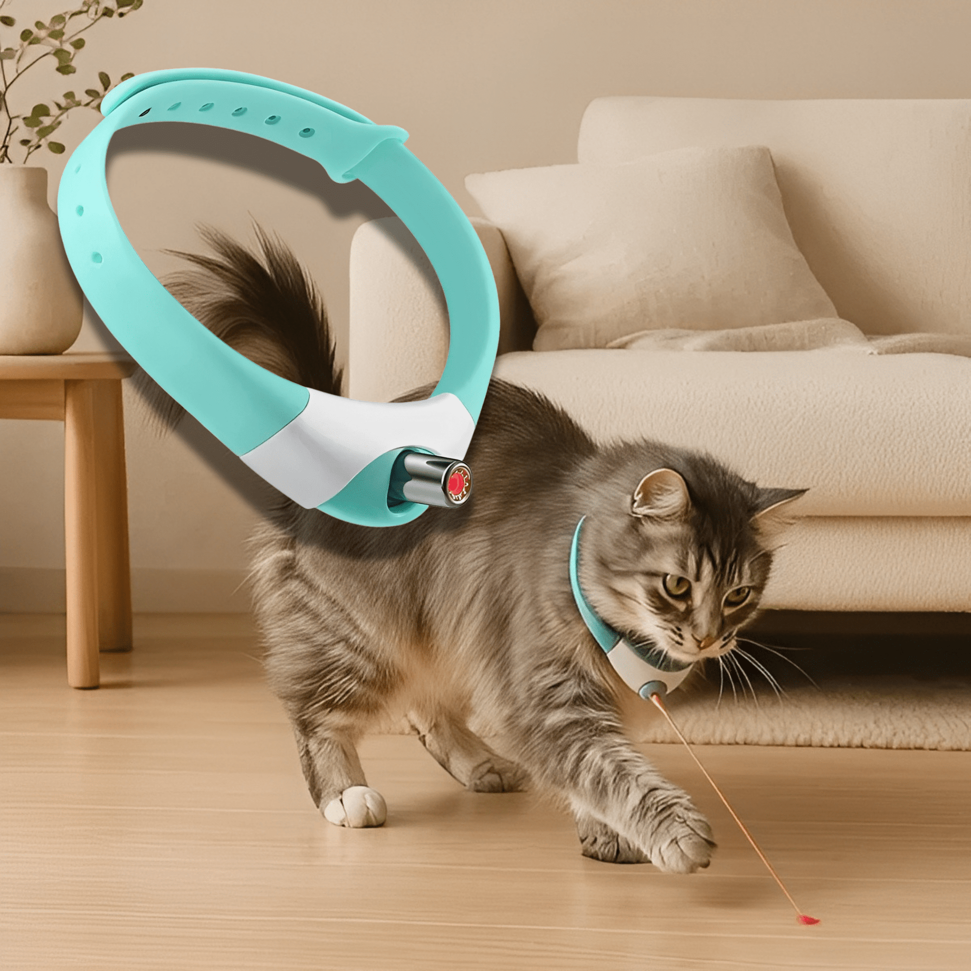 LaserPaw - Interactieve Huisdier Halsband - Mivero
