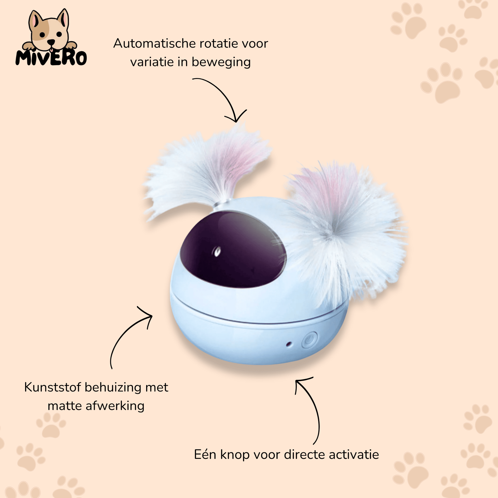 LazrLoop - Automatische Interactieve Kattenlaser - Mivero