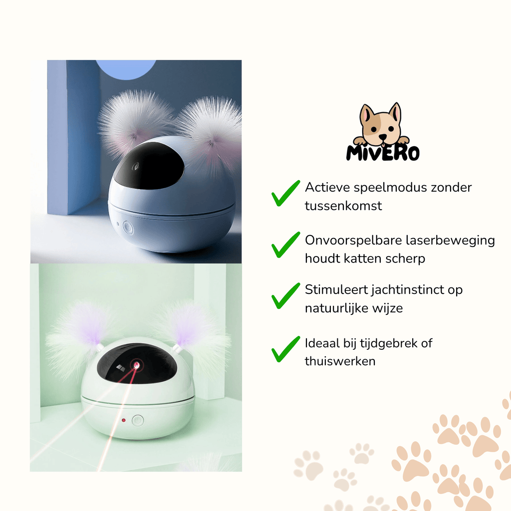 LazrLoop - Automatische Interactieve Kattenlaser - Mivero