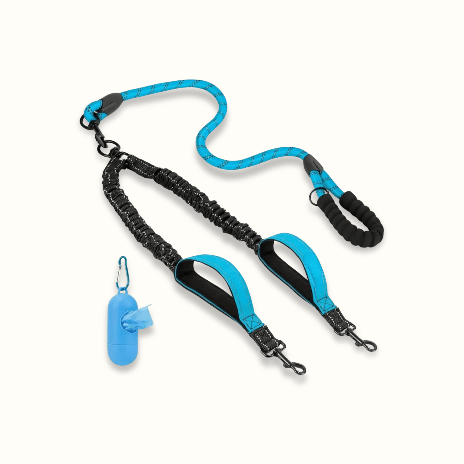 Leashmate - Anti - Klit Reflecterende DuoRiem - Mivero