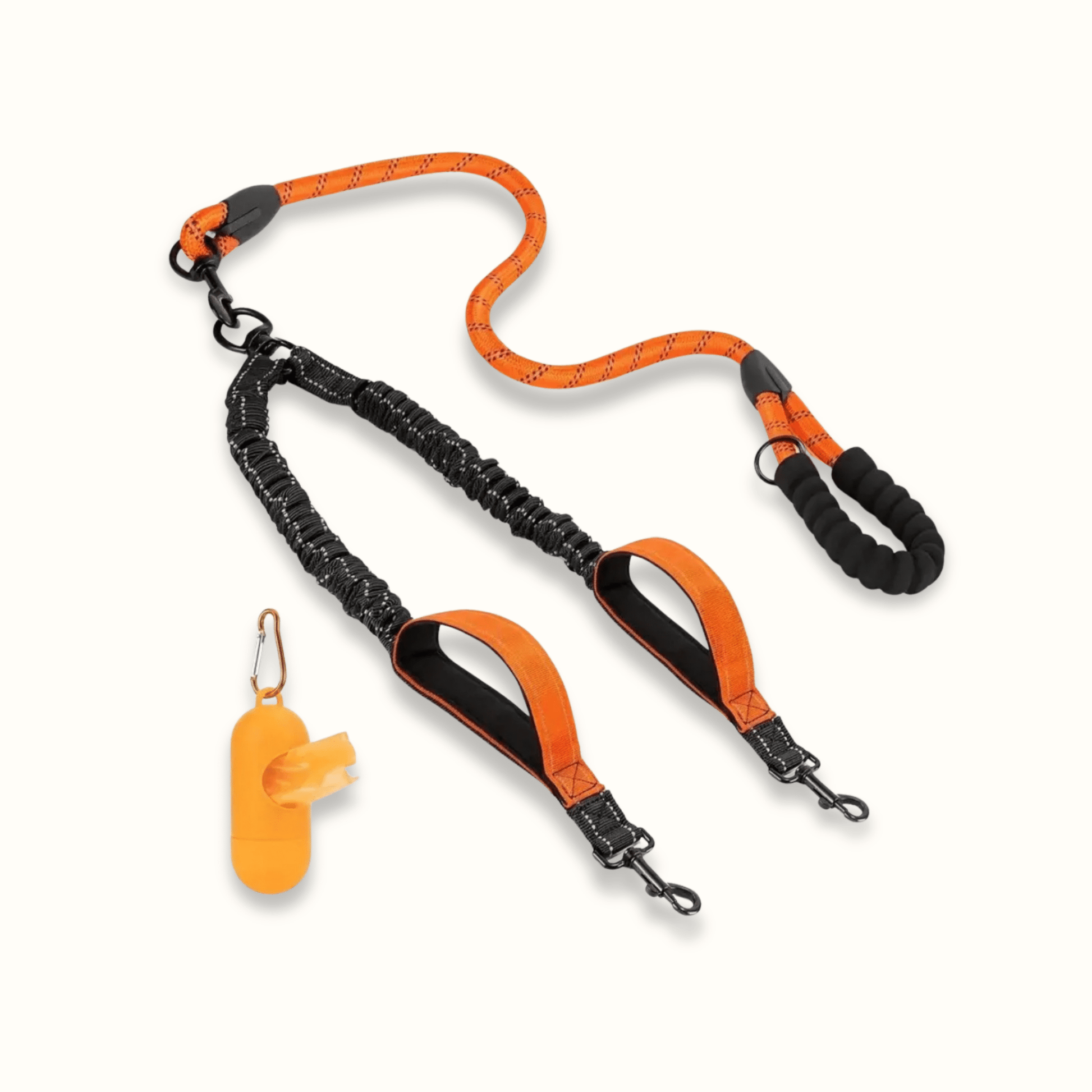 Leashmate - Anti - Klit Reflecterende DuoRiem - Mivero