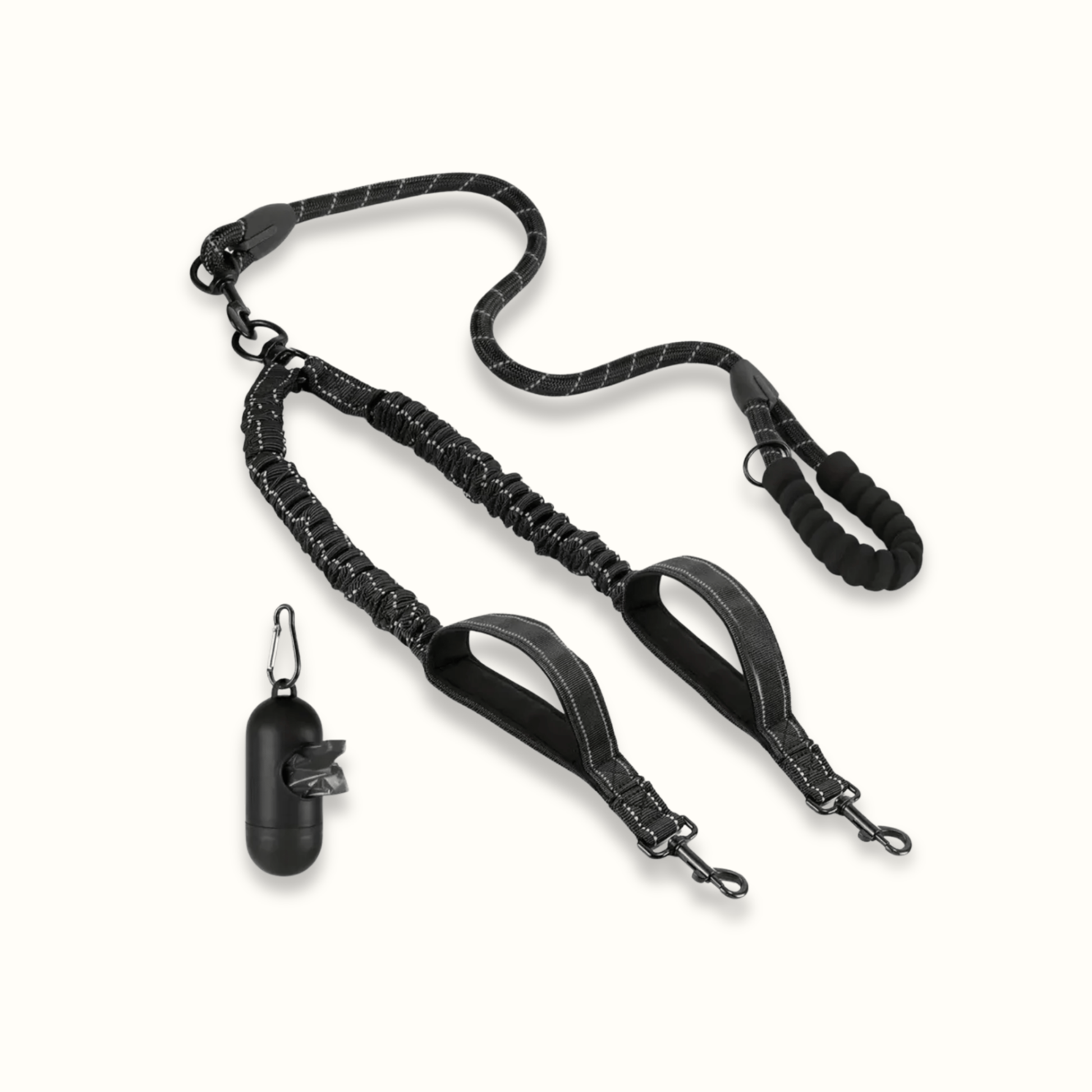 Leashmate - Anti - Klit Reflecterende DuoRiem - Mivero