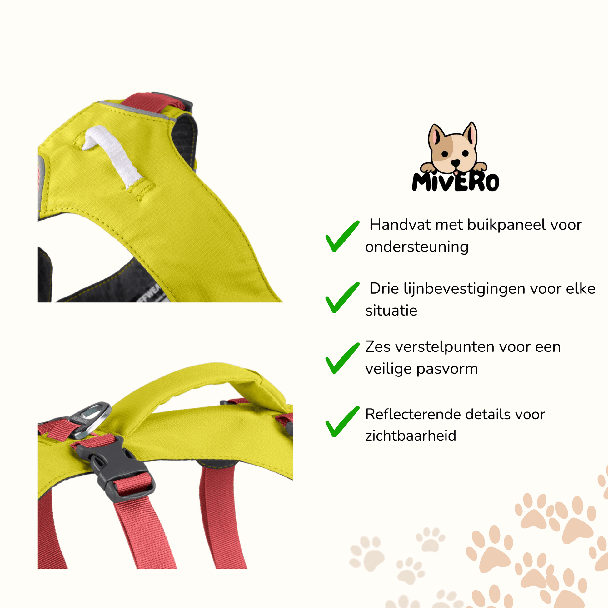 Lifta - Ondersteunend Verstelbaar Hondentuig - Mivero