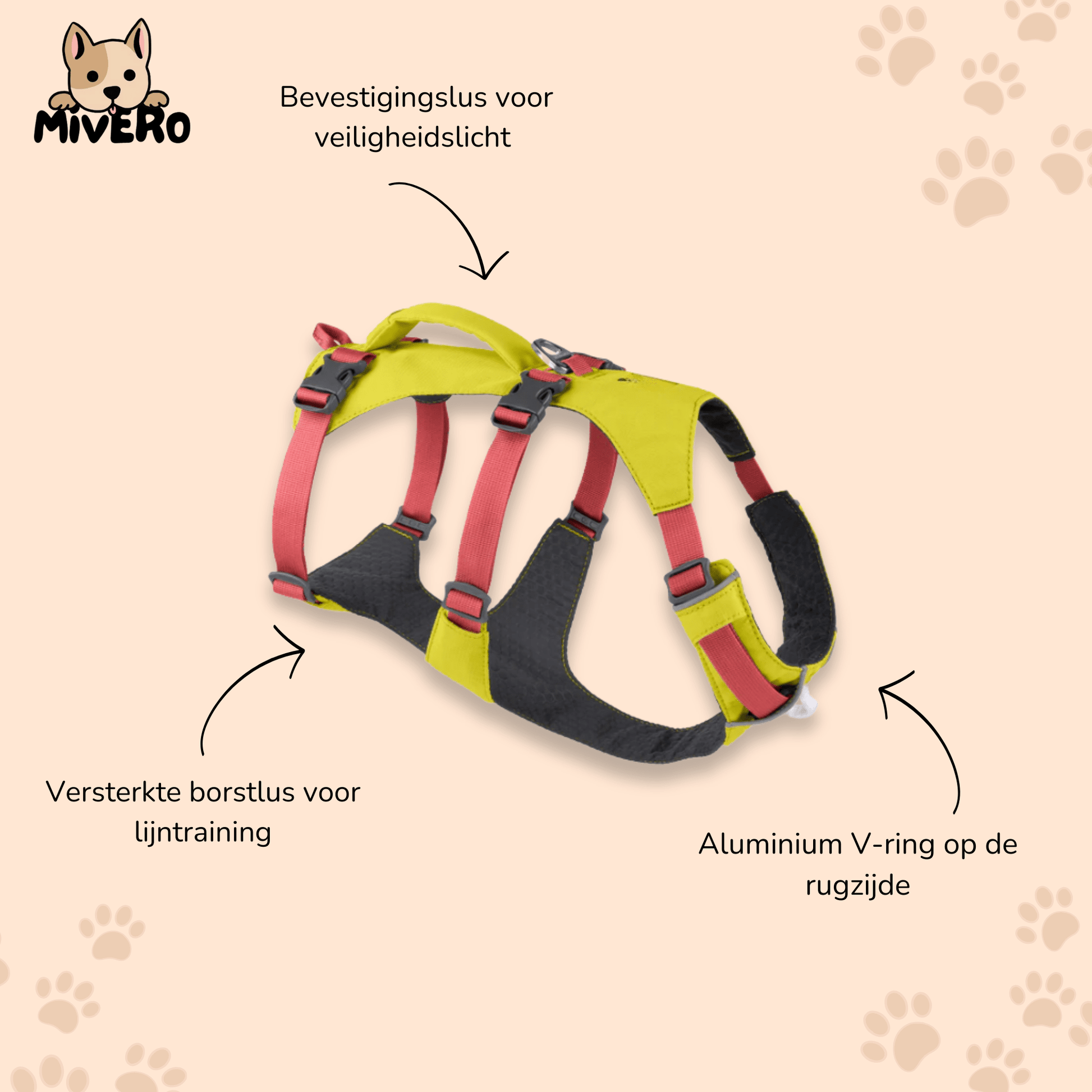 Lifta - Ondersteunend Verstelbaar Hondentuig - Mivero