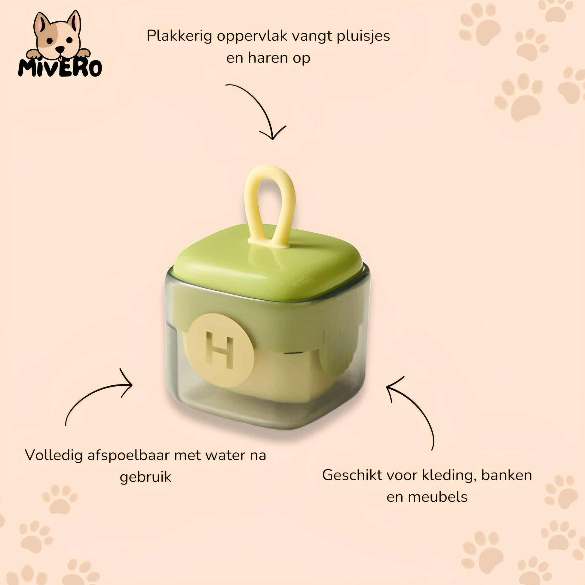 Lintro - Herbruikbare Pluizenverwijderaar Reistool - Mivero