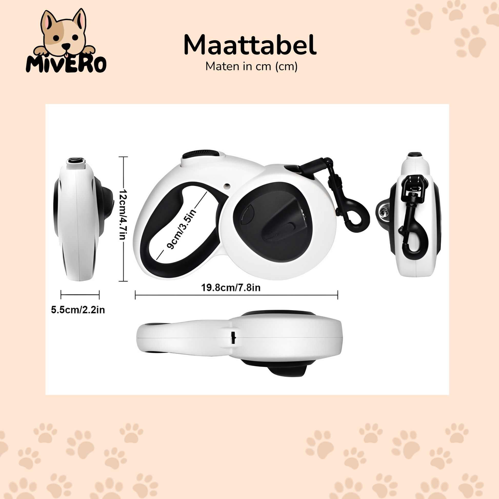 LumiLeash - Multifunctionele Verlichte Hondenriem - Mivero