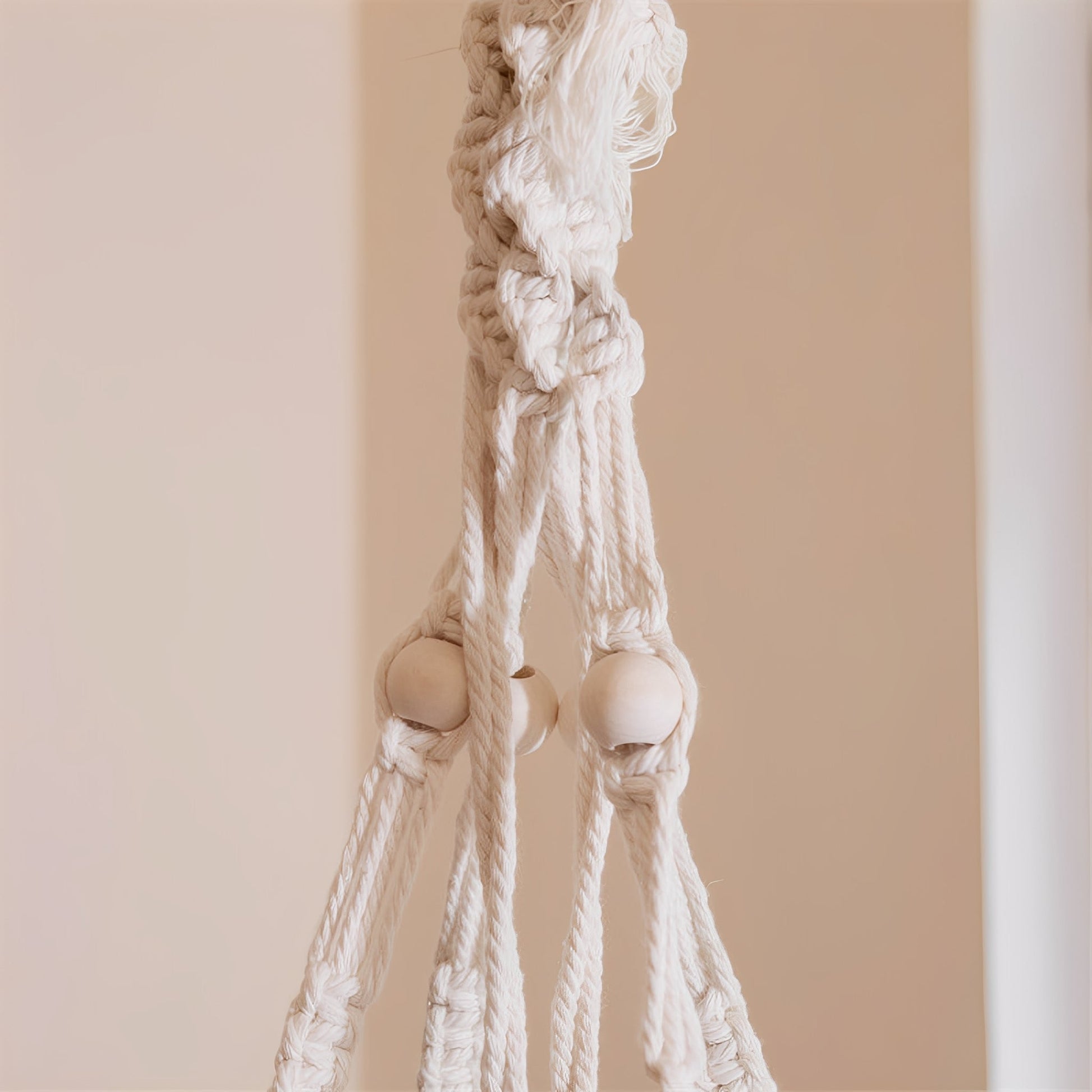 MacraNest - Kattenhangmat Macramé Katoen Met Haken - Mivero