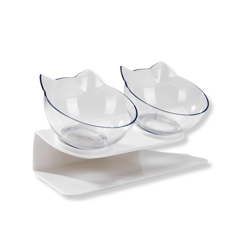 MealMate - Kattenvoerbak verhoogd 15° anti - braken - Mivero