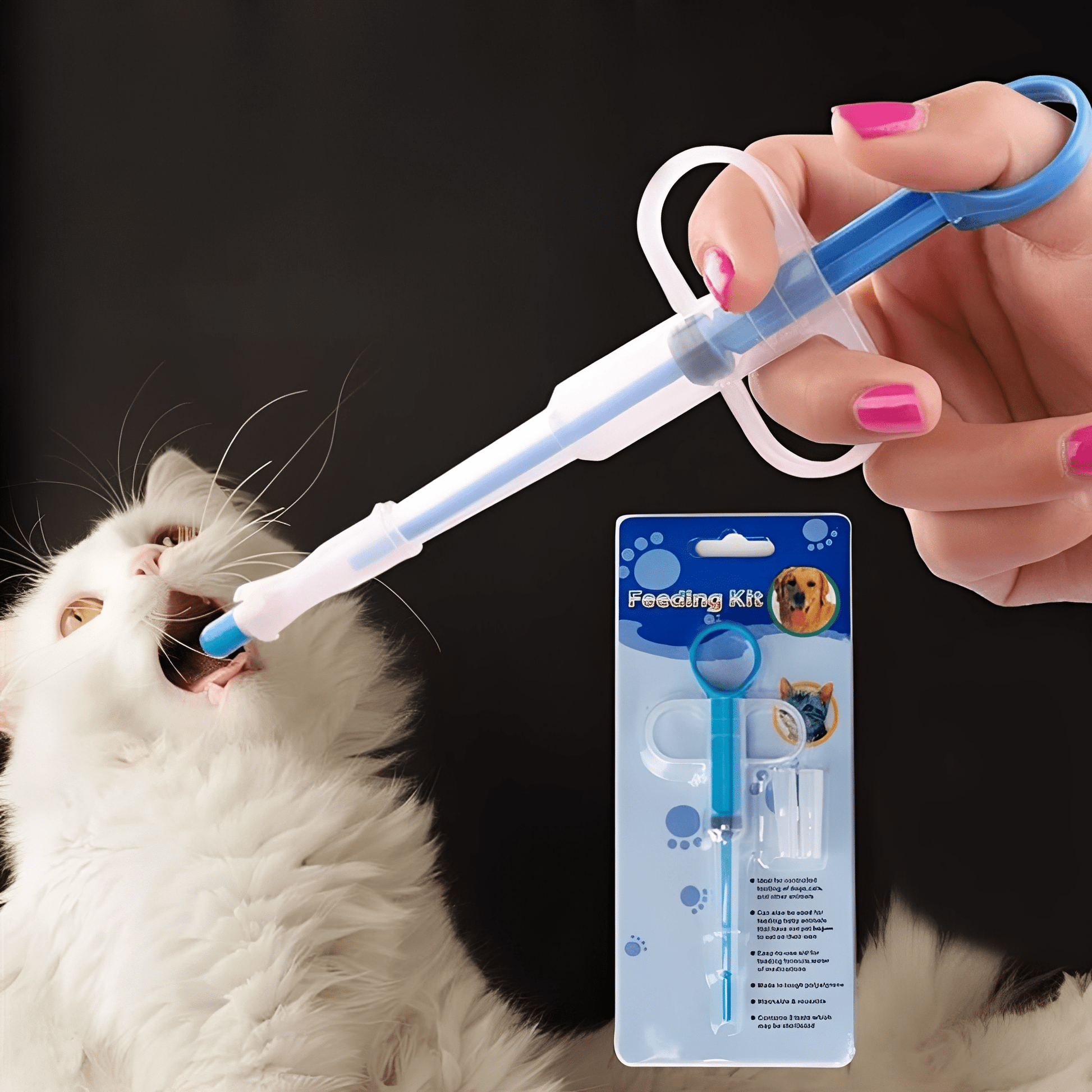 Medipaw - Silicone Medicatie Hond Injector - Mivero