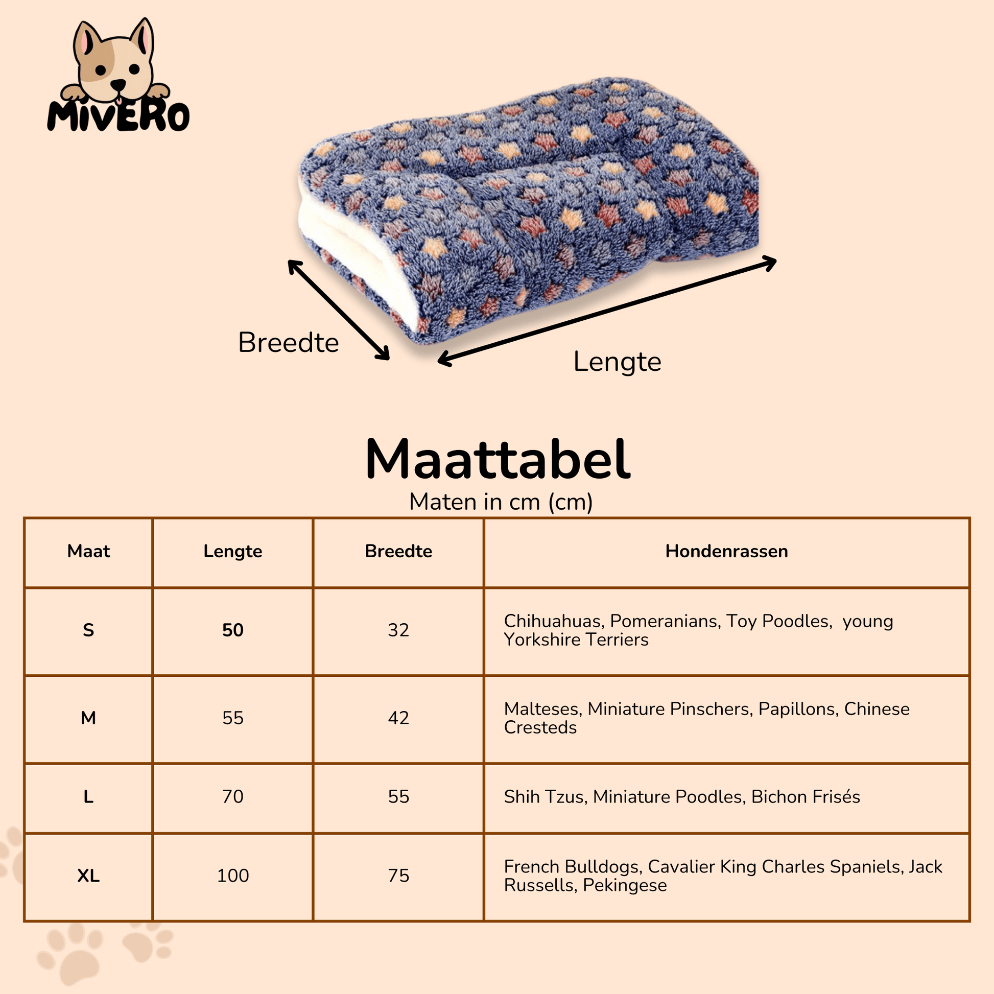 Meowla - Zachte Sterrenprint Kattendeken - Mivero