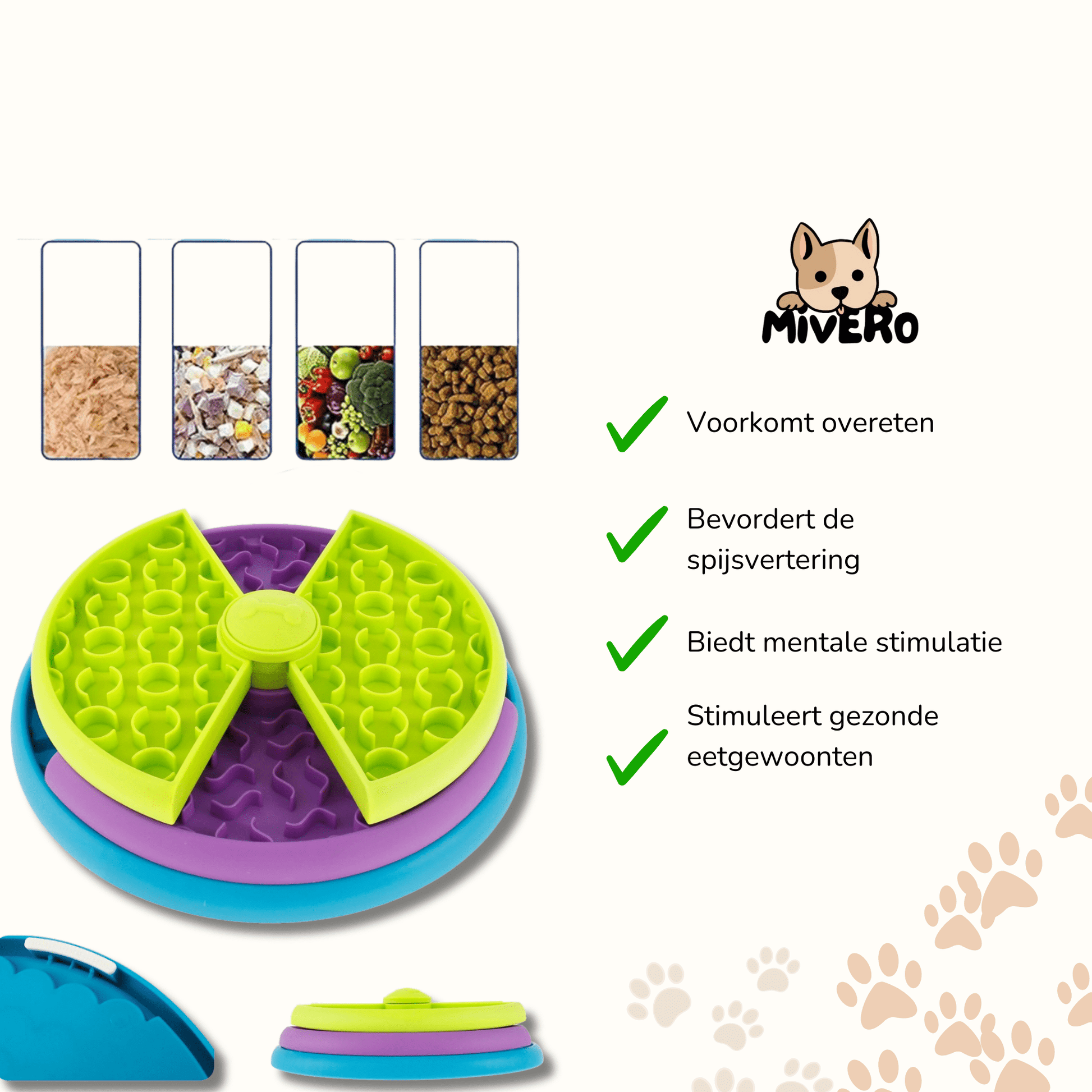 MindBowl - Interactieve Anti - Schrok Voerbak - Mivero