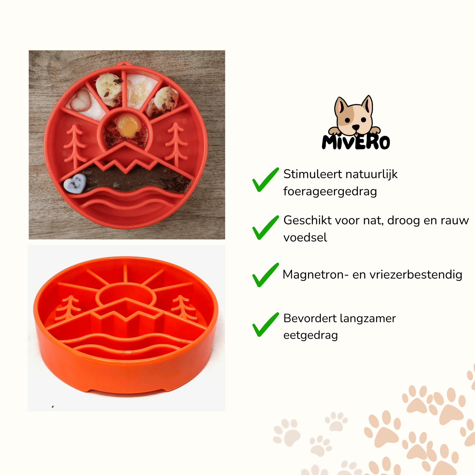 Mindscoop - Mentale Slow Voerbak - Mivero