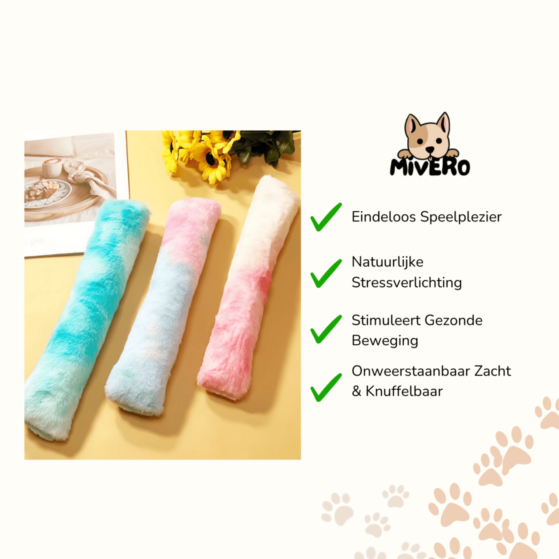 MinzPurr - Kattenkruid Knuffel Speeltje - Mivero