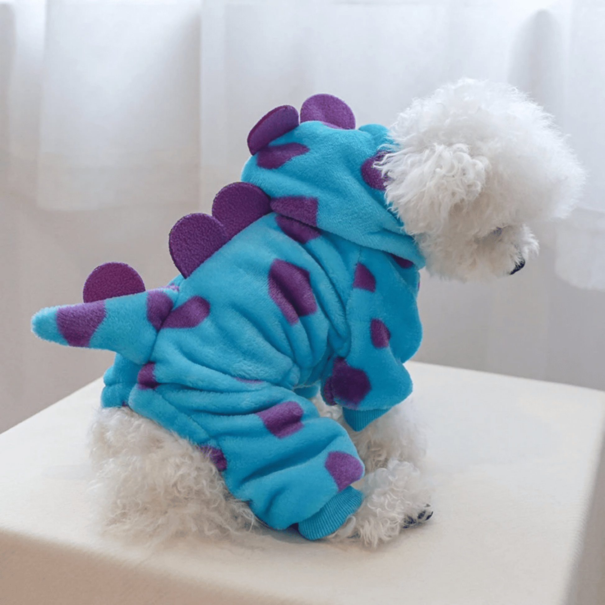 Monstrino - Karaktergetrouw Sulley Hondenkostuum - Mivero