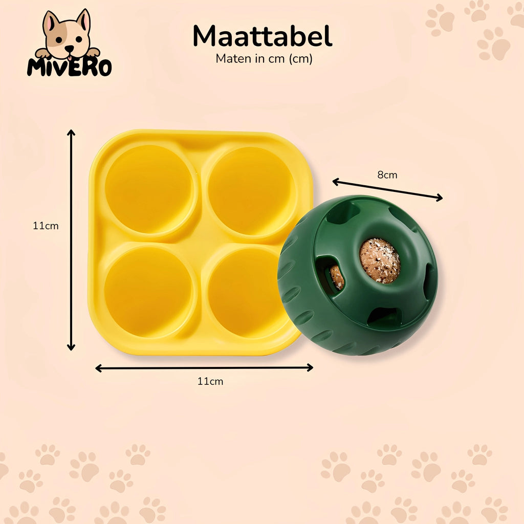 MunchOrb - Honden Snackbal Vriesbaar Natuurrubber - Mivero