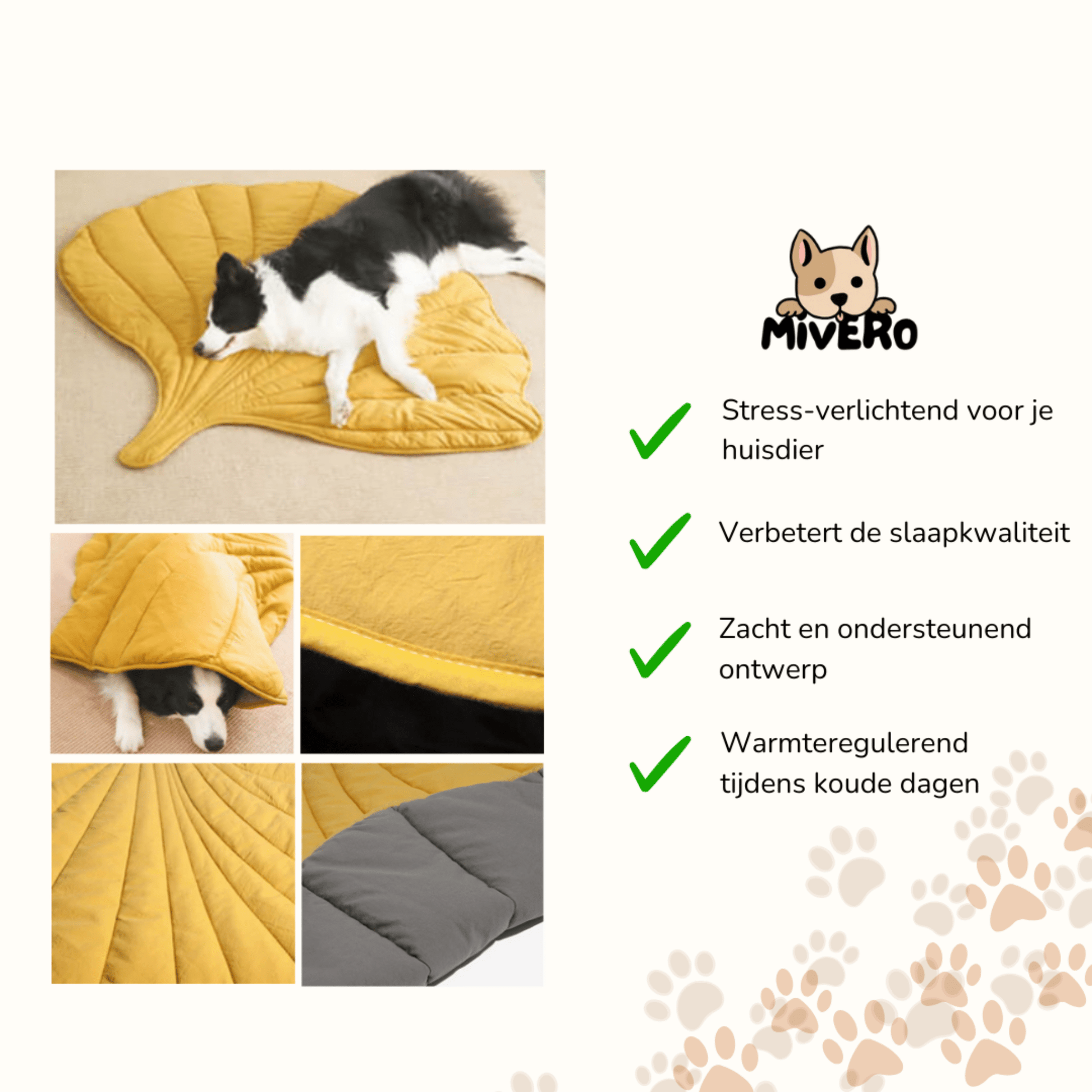 NatureNap - Reversible Pluche Huisdiermat - Mivero